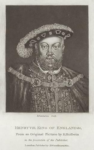 Tableau Henry VIII Hans Holbein le Jeune - Poster d'Art Mural Vintage pour Chambre 60x90cm