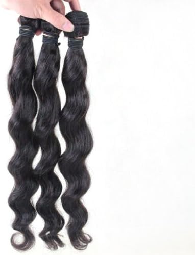 100% Brazilian Remy Virgin (Loose Wave) Human Hair - 1x26 1x28 1x30 300g 24" 28" 30" 3bundles Extensions