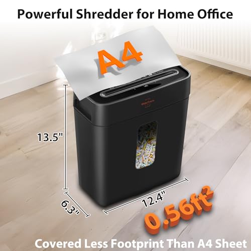 Image of vidateco 5 Sheet Paper Shredder for Home