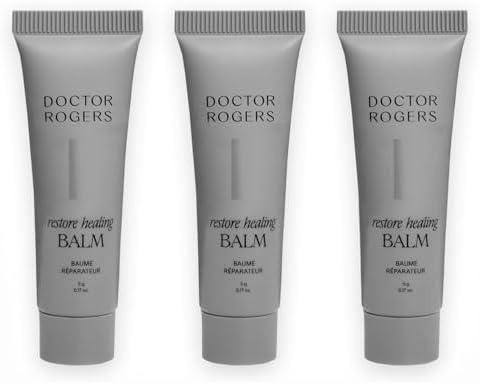 Doctor Rogers Restore Healing Balm. Multi-Purpose Healing Ointment & Moisturizing Relief Gel, Protects & Soothes Injured, Sensitive & Dry Skin, 5 gram Tube (Pack of 3)