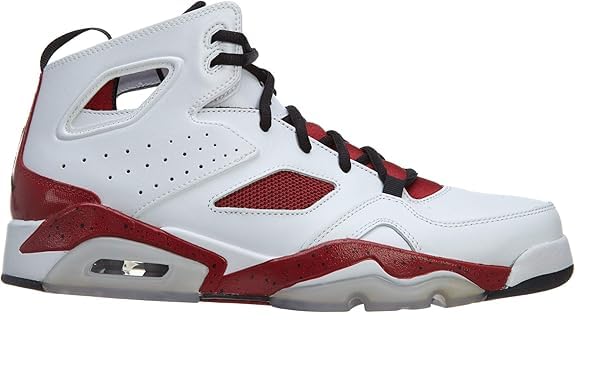 Nike Air Jordan Flight Club '91 (Blanc Rouge, Système de Taille Chaussures EU, Adulte, Numéro, Moyen, 46)