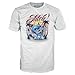 Funko Pop! &Tee: Lilo and Stitch - Ukelele Stitch (Flocked) - Extra Small - (XS) - T-Shirt - Clothes with Collectable Vinyl Minifigure - Gift Idea - Toys and Short Sleeve Top for Adults Unisex