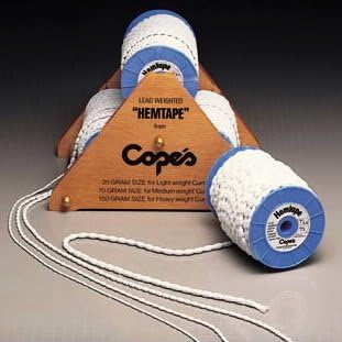 Pandoras Upholstery 12M 50G Lead Curtain Weight Hem Tape
