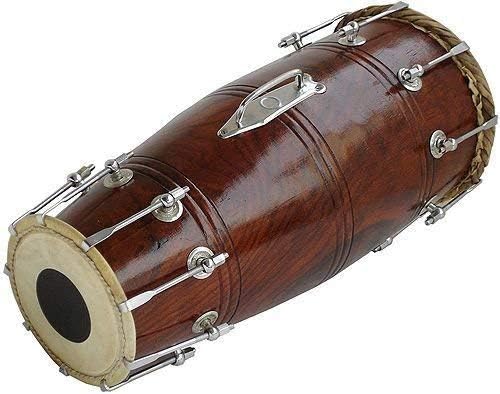 Naal Drum - Dholak, Mango Wood, Bolt Tuned, Padded Bag Spanner Musical Instrument