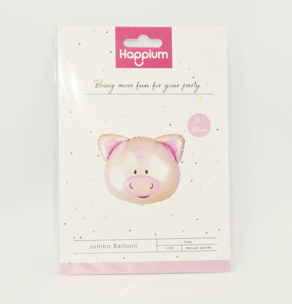 Ballon Aluminium Hippopotame 61 Cm Happium - Pour Hélium Ou Air | Décoration Fête Anniversaire Enfant, Thème Safari - 8