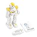 QiKun-Home Control Remoto por Infrarrojos Iluminación y programación de Gestos de Aire Canto y Baile Robot Inteligente Juguetes eléctricos para niños Amarillo 265 x 150 x 85 mm