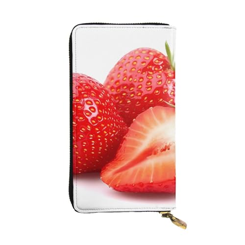 Portefeuille en cuir fraise : l'élégance d'un accessoire chic et durable