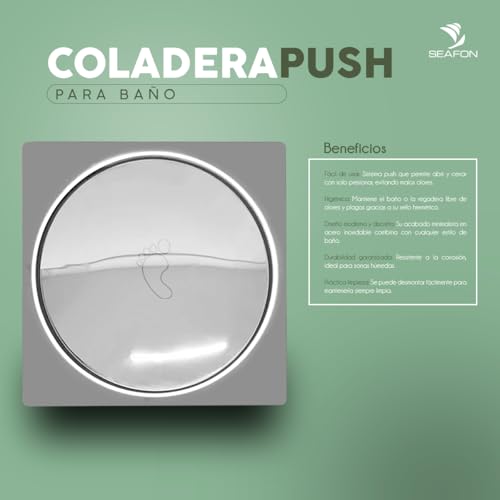 Coladera push 6 Imagen adicional