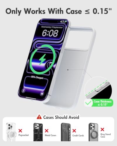 Wireless Charger iPhone Charging Station DROPS TO (BLACK ONLY) - image 3