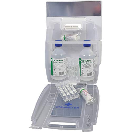Buy Safety First Aid Group Evolution Plus 2 x 500 ml Sterile Saline Eye Wash Kit with 8 Eyewash