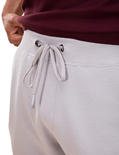 Image of DAMENSCH Men's Regular Fit Mid Rise Ottoman Joggers | Stylish Joggers for Casual Wear