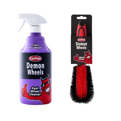 Image of CarPlan Demon Wheels 1L & CarPlan Demon Alloy Wheel Brush