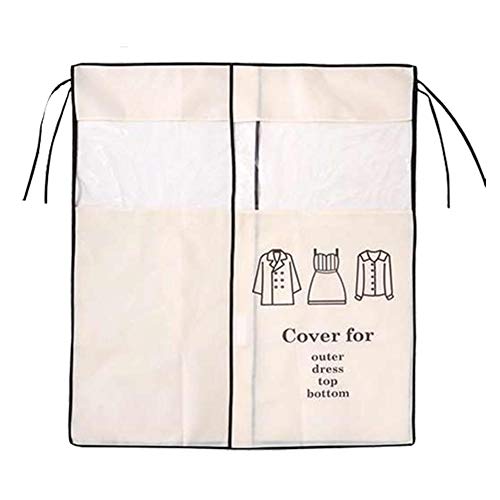 Sliveal Cubierta De Polvo Ropa Fundas De Ropa Capa No Tejida Cubierta Antipolvo Ropa Transparente Cubierta Antipolvo para El Hogar parsimonious