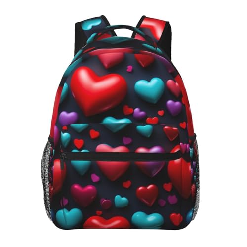Sac à dos en toile OdDdot romantique léger pour les déplacements quotidiens et le bureau