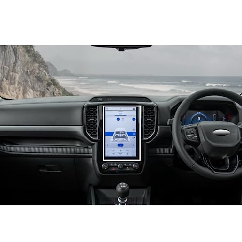Protecteur écran 12 pouces Ford Ranger anti-empreintes pour navigation voiture
