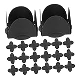 Gadpiparty 50 Piezas Papel para Trufas de Chocolate Negro Divisores Fijos para Proteger Dulces Bodas Cumpleaños y Fiestas Envoltorios Elegantes y Fáciles de Usar