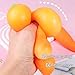 Carrot Squishy, 2026 New Sunny Fruit Squishy Stress Balls Stress Relief Fidget Day, Carrot Realistic Slow Rising Squishies, Soft Squeeze Fidget for Adults (1pcs)