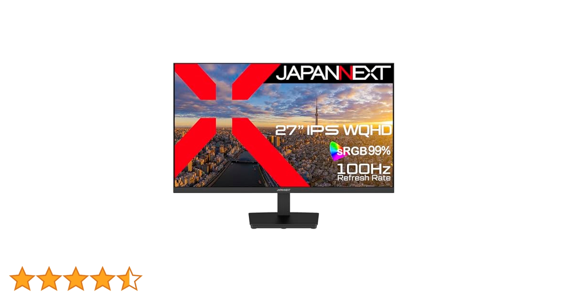 JAPANNEXT 27インチ WQHD モニター JAPANNEXT 【ECサイト限定】JAPANNEXT 27インチ IPSパネル搭載