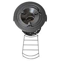 BBQ-Toro Raketenofen RAKETE #2, Schwarz | Rocket Stove für Dutch Oven, Grillpfannen & vieles mehr | Rocketstove mit Brennholzgestell und Zuluftöffnungen | Feuerstelle Für Holz, Holzkohle & Pellets – Ansicht 7
