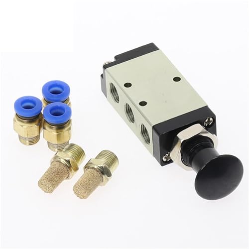 Válvula 4R110-06 de 5 vías y 2 posiciones para control neumático manual 8