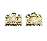 Gold Last Supper Earrings 10K Yellow Gold Earrings