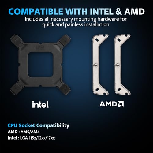 Image of darkFlash Z4Pro Mist CPU Cooler, 120mm Single-Tower, TDP 200W, 4xФ6mm Heatpipes, ARGB PWM PC Fans, CPU Air Cooler Compatible with Intel LGA115x /12xx /17xx; AMD AM4 /AM5, 155mm in Height(White)