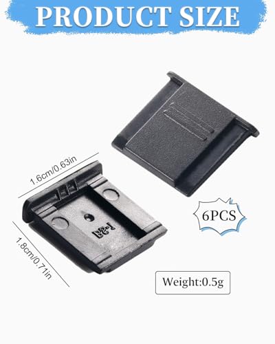 KGDUYC 6 Piezas Fundas zapata flash, fundas zapata fria, fundas zapata para muchas camaras del mercado, fundas zapata flash DSLR - imagen 2