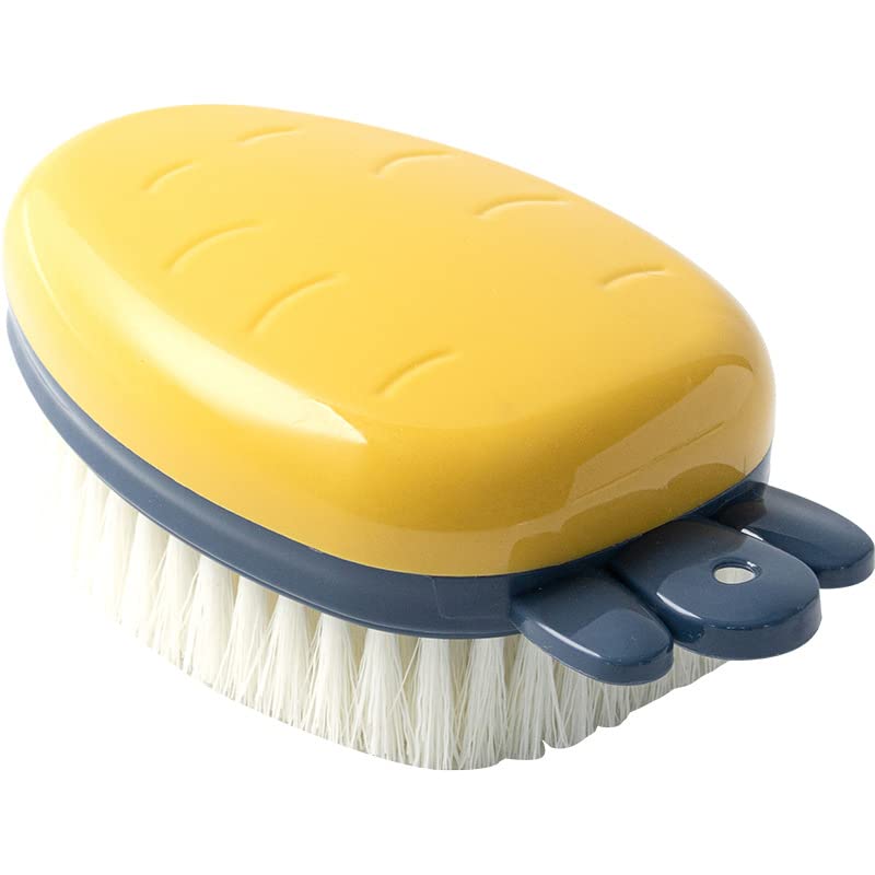 Ramkuwar Soft Bristle Laundry Cleaning Brush - for Stains, Clothes, Shoe - Gentle Scrub Brush with Comfortable Grip (Yellow) (B0BBFKHV1Q) Amazon Price History, Amazon Price Tracker