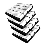 CA10343 Replacement 4 Pack Engine Air Filter for Lexus LX570, Toyota Land Cruiser Sequoia Tundra,