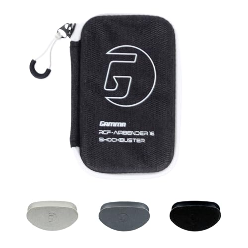 Gamma Oab16 Shockbuster lesté anti-vibrations noir pour raquette de tennis