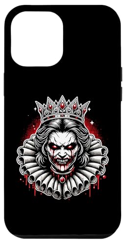 Carcasa para iPhone 12 Pro Max Adult Evil Queen Halloween Costume Creepy Goth Women Killer