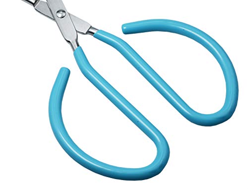 HINMAY Kitchen Scissor Tongs 10-Inch with Comfort-Grip Handle Heavy Duty Stainless Steel Scissor Cooking Tongs