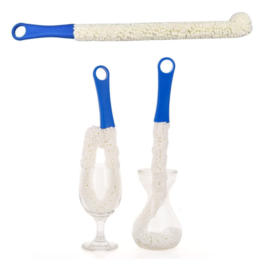 Spazzola Per Decanter E Palline D'acciao | Pulizia Profonda Per Bottiglie E Bicchieri Stretti - Foto 3