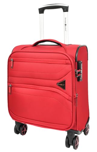 Valise légère et extensible Atom A1 FASHION GOODS rouge 4 roues