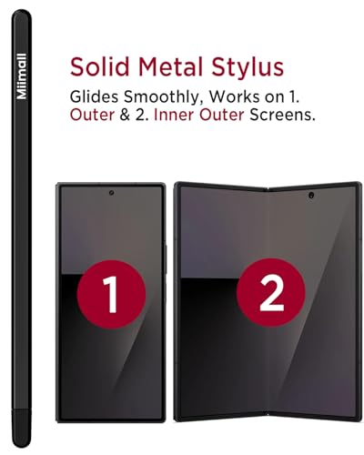 Stylet S Pen de précision en alliage métallique pour Galaxy Z Fold 5