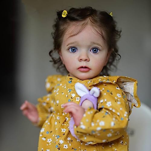 Realistic Reborn Baby Dolls for Toddler Girls: 24 Inch Lifelike Silicone Babies