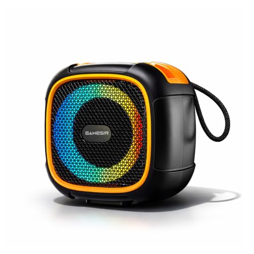 GameSir Beat Pro Wireless Bluetooth Speaker, Deep Bass Sound, RGB...