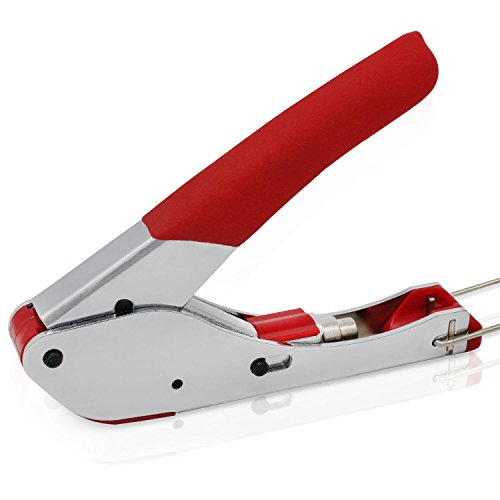 ESUMIC® RG59 RG6 RG11 Cable Conector F Compresión mano Herramienta que prensa Corrugadora (rot