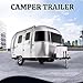 Offroad Towable Camping Trailer, Camper Travel Trailer, Capacity Towing Load Heavy-Duty Axle, Car Truck Towing Trailer, for Mountain Camping Hunting Outdoor Adventure