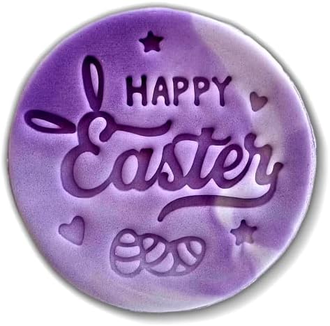 Happy Easter HE06 - Embosser/Stamp for Fondant, Icing, Cupcake, Cake, Decoration