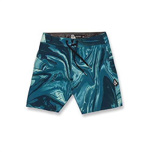 Image of Volcom Boys Psyche Marble Mod Coastal Blue 29