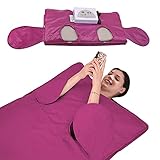 【Personas aplicables】 La sauna casera se puede utilizar en salones de belleza o cuidado personal de belleza en el hogar. Las láminas de plástico envuelven el cuerpo para acelerar la absorción y la transpiración. Recordatorio: se requiere reposición frecuente de humedad durante la cocción al vapor; está estrictamente prohibido doblar la manta para su uso; guárdelo después de enfriarlo; si necesita ser limpiado, simplemente exprima el paño húmedo y séquelo.