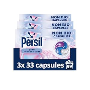 Persil Pure Heaven Scent Non Bio Washing Capsules our best delicate fragrance laundry capsules gentle next to sensitive skin 99 washes (3x 33)