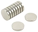 Samarium -Kobaltmagnet Für Motoren, Elektromotoren, Turbomaschinen und Sensoren - 20mm Durchmesser x 3mm Dicke - 3kg Zug - Pack Von 10