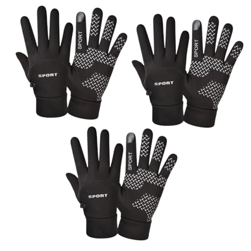 Cyclisme étanche homme gants de vélo noir montagne hiver chaud