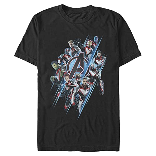 Avengers T-Shirt Homme Marvel Coupe Droite Évite les Irritations