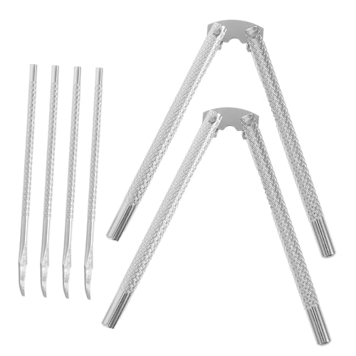 Cabilock 1 Set Stainless Steel Nut Cracker and Seafood Tool Kit for Cracking Crab Legs and Nuts User Friendly Design for Home and Restaurant Use Stylish Kitchen Essential