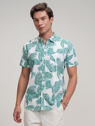Image of Highlander Men's Floral Print Half Sleeves Shirt | Fresh & Elegant | Vibrant Florals a Stylish Touch