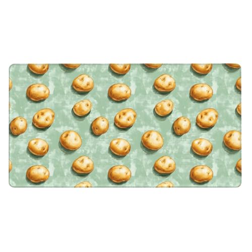 Tapis de souris de jeu grand format avec bords cousus anti-effilochage