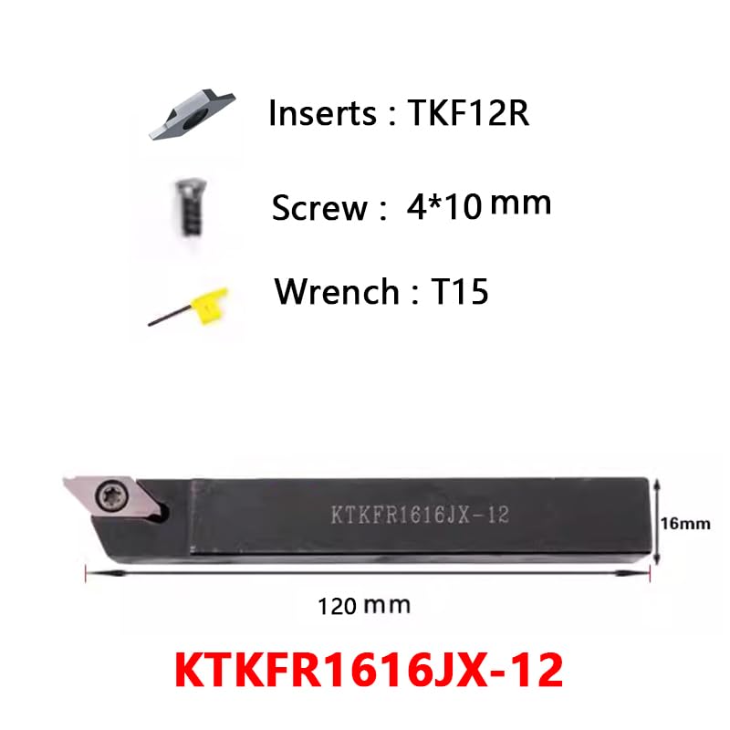 1PC Lathe Tool KTKFR KTKFR1010JX12 KTKFR1212 KTKFR1616 KTKFR2020 miniatura 3